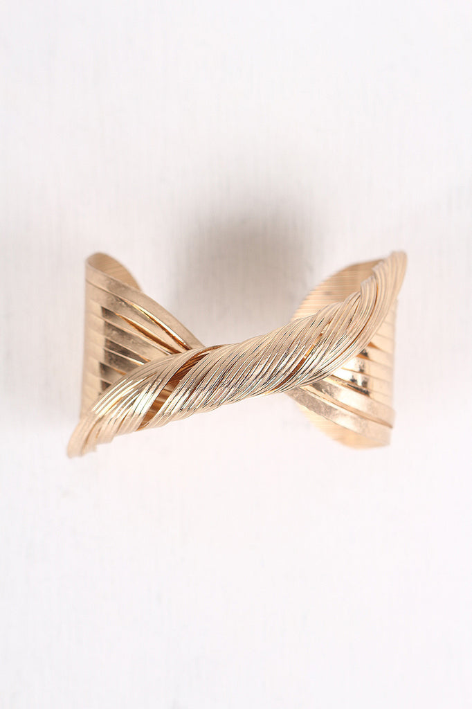 Twist Of The Wrist Metallic Cuff