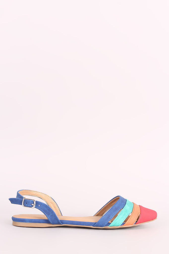 City Classified Colorblock Slingback Flat