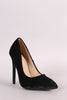 Liliana Crushed Velvet Pointy Toe Stiletto Pump