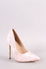 Liliana Crushed Velvet Pointy Toe Stiletto Pump