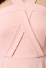 Crisscross O-Ring Skater Dress