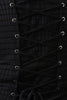 Textured Corset Back Midi Dress