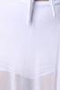 Kotted Front-Tie Semi-Sheer Maxi Dress