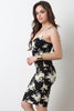 Floral Spaghetti Strap Ruched Midi Dress