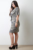 Camouflage Corset T-Shirt Dress