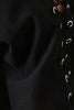 One-Shoulder Eyelet Trim Midi Dress