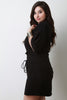Round Neck Corset Shift T-Shirt Dress